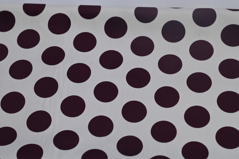 Polka Dots and Velvet - Cotton