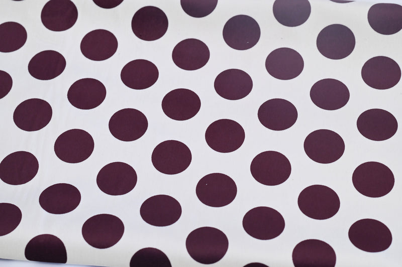 Polka Dots and Velvet - Cotton