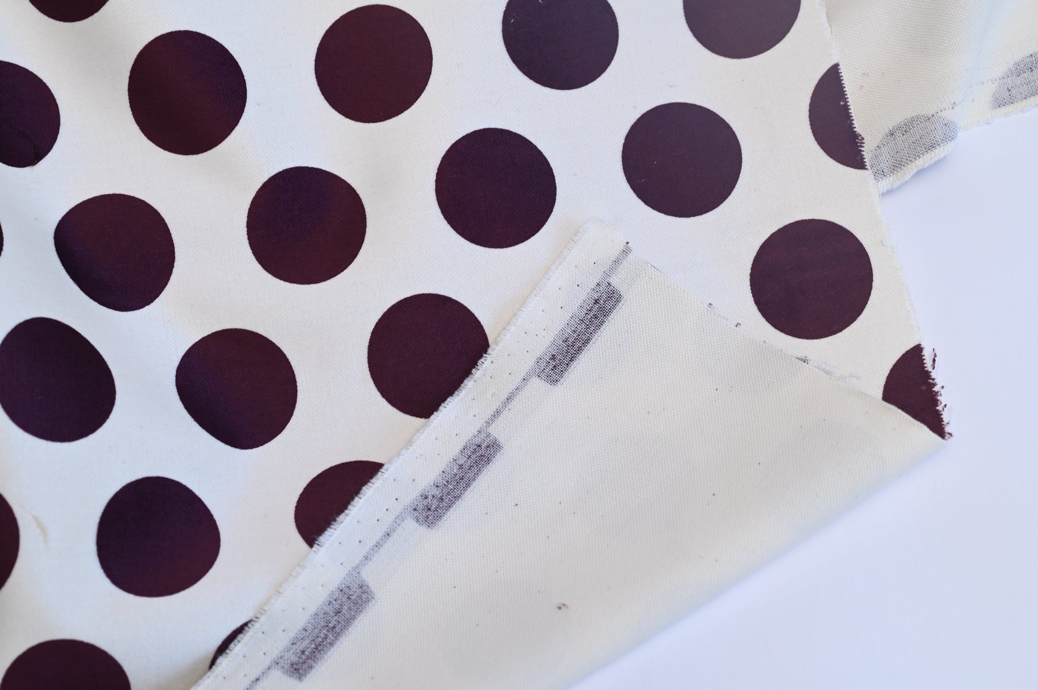 Polka Dots and Velvet - Cotton