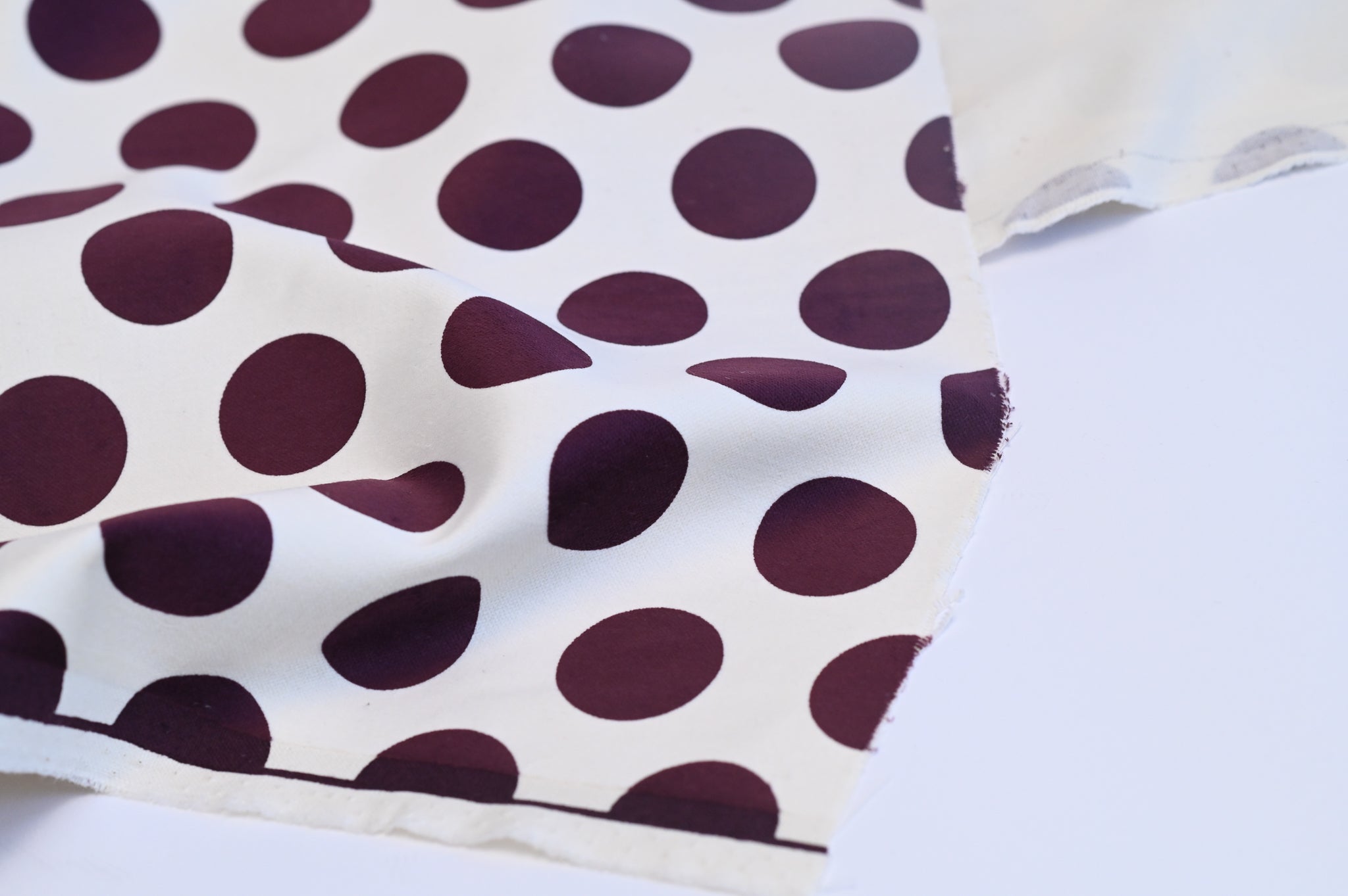 Polka Dots and Velvet - Cotton