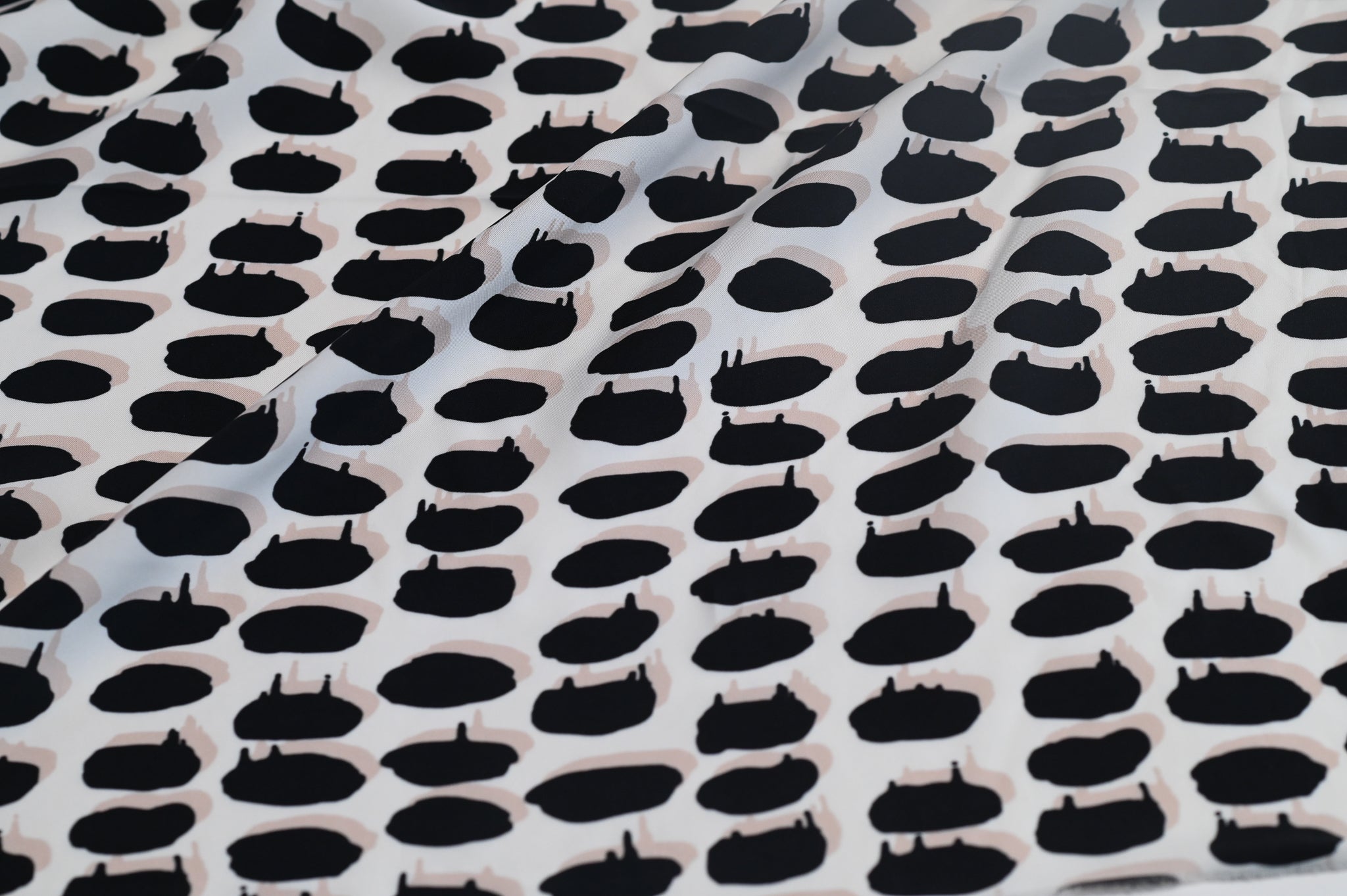 REMNANT - Layered For Love  - Viscose Crepe (3.20 mts at £55)
