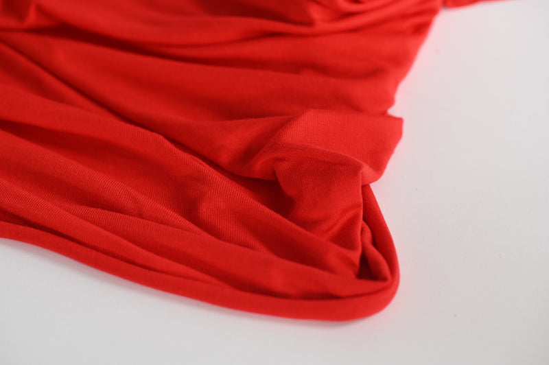 Drapey Confections (Red) - Viscose Jersey
