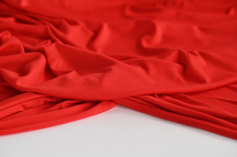 Drapey Confections (Red) - Viscose Jersey