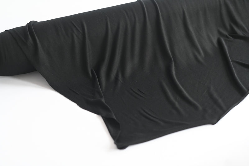Softly Fade To Black - Viscose Jersey