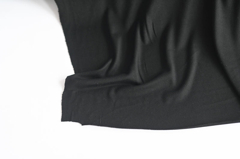 Softly Fade To Black - Viscose Jersey