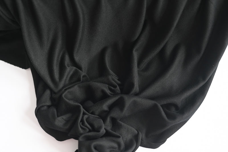 Softly Fade To Black - Viscose Jersey