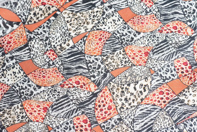 2.50metres Remnant - Wavy, But Not Quite - Linen