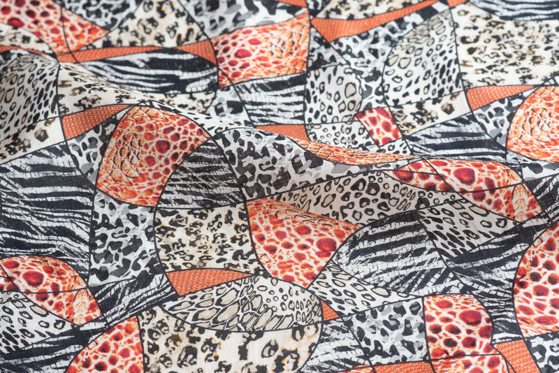 2.50metres Remnant - Wavy, But Not Quite - Linen