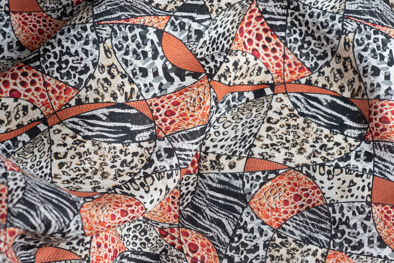 2.50metres Remnant - Wavy, But Not Quite - Linen