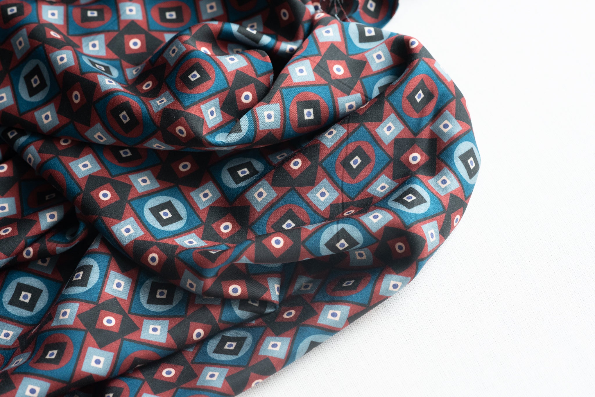 Circles Within Squares or The Reverse  - Viscose