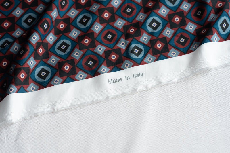 Circles Within Squares or The Reverse  - Viscose