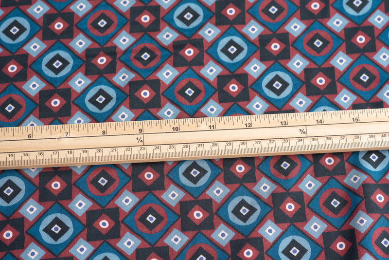 Circles Within Squares or The Reverse  - Viscose