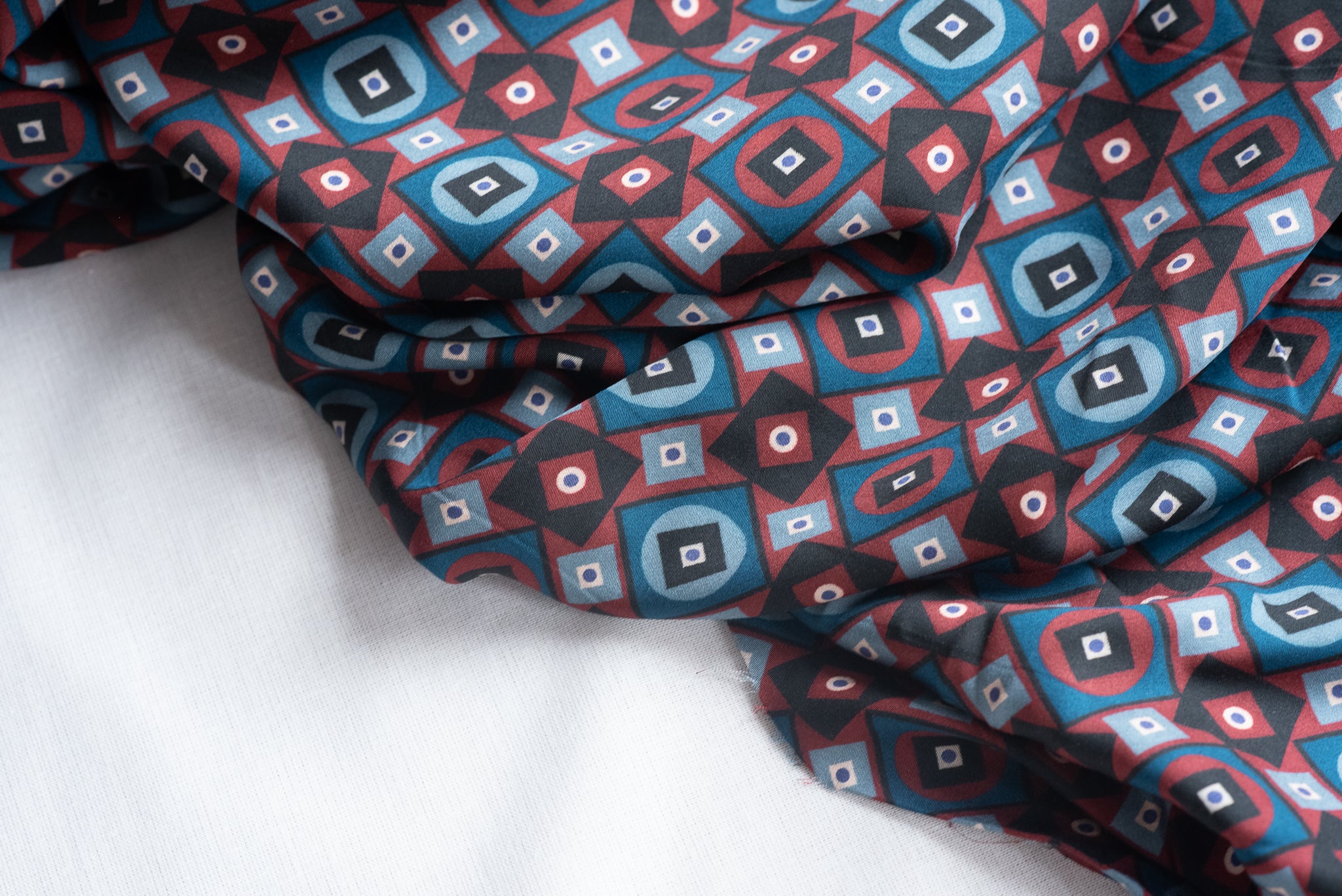 Circles Within Squares or The Reverse  - Viscose