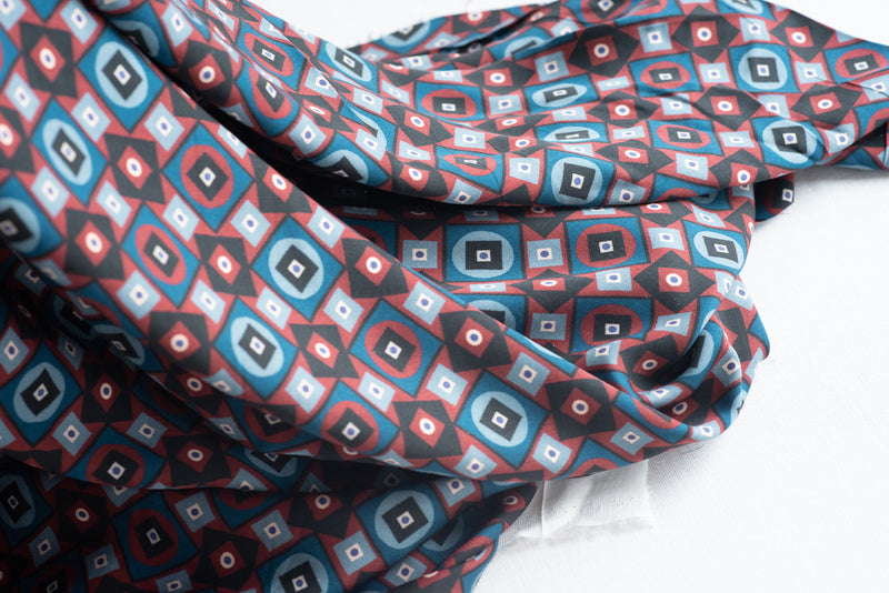 Circles Within Squares or The Reverse  - Viscose