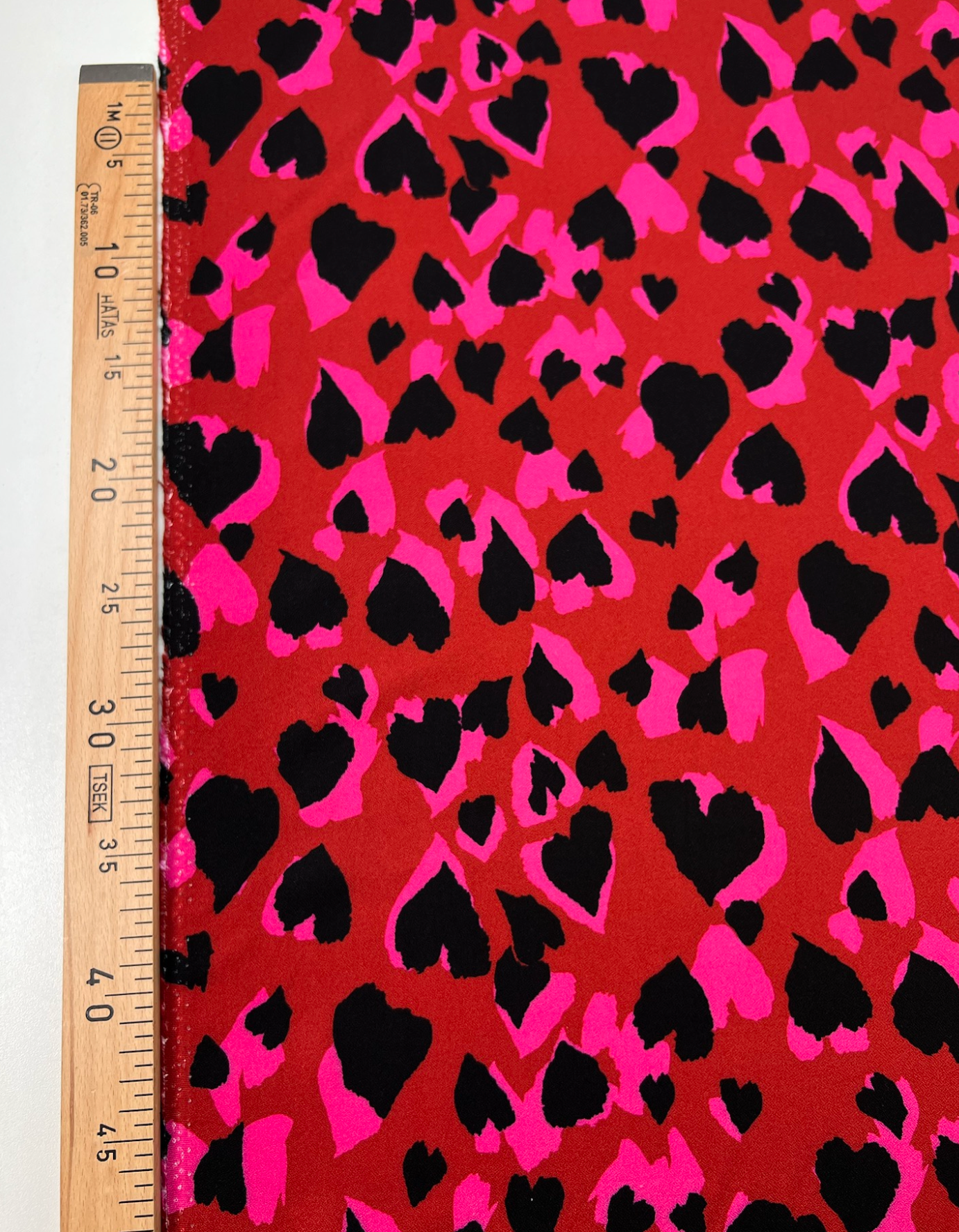 PREMNANT - Love Hearts Made A Stand - Viscose Crepe (3.4 mts at £45)
