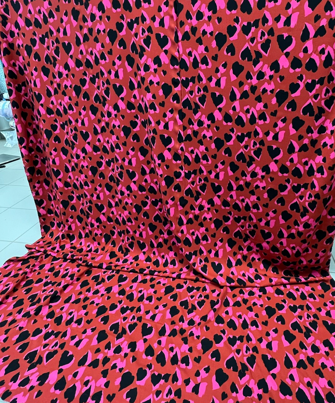 PREMNANT - Love Hearts Made A Stand - Viscose Crepe (3.4 mts at £45)