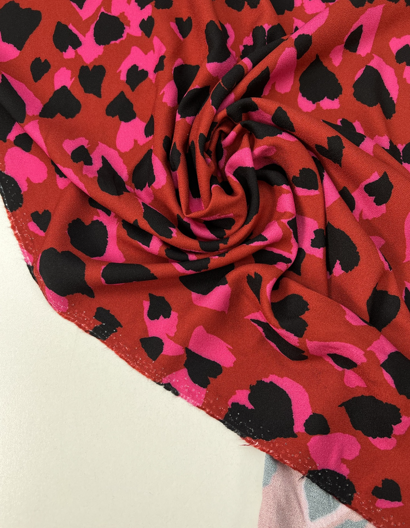 PREMNANT - Love Hearts Made A Stand - Viscose Crepe (3.4 mts at £45)