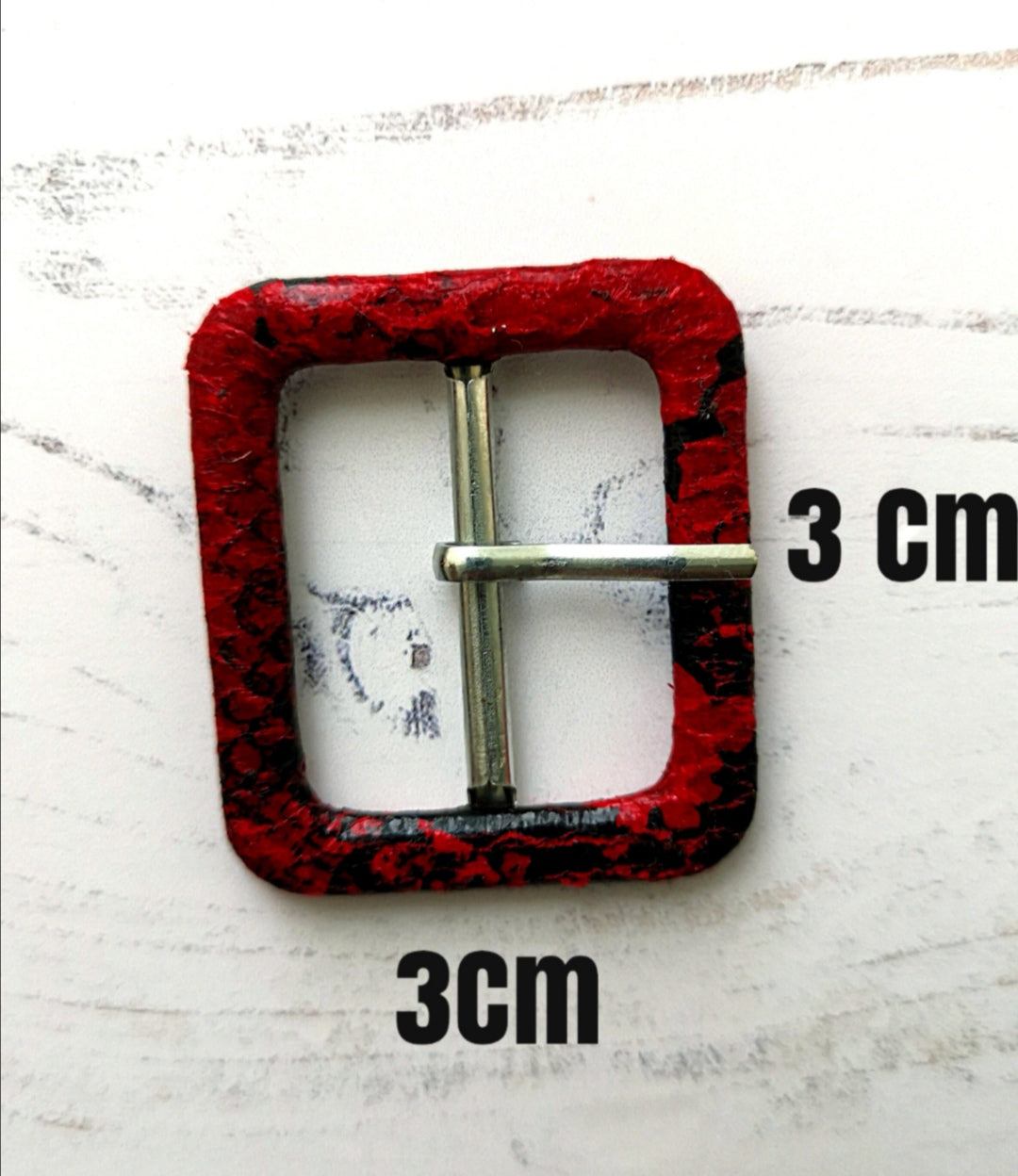 Square Covered Buckle Blanks for Fabric Belts - Selvedge and Bolts