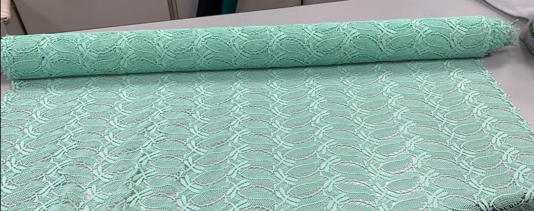 *PRE-ORDER* The Lace Of My Dreams - Mint Leaves - Polyester - Selvedge and Bolts