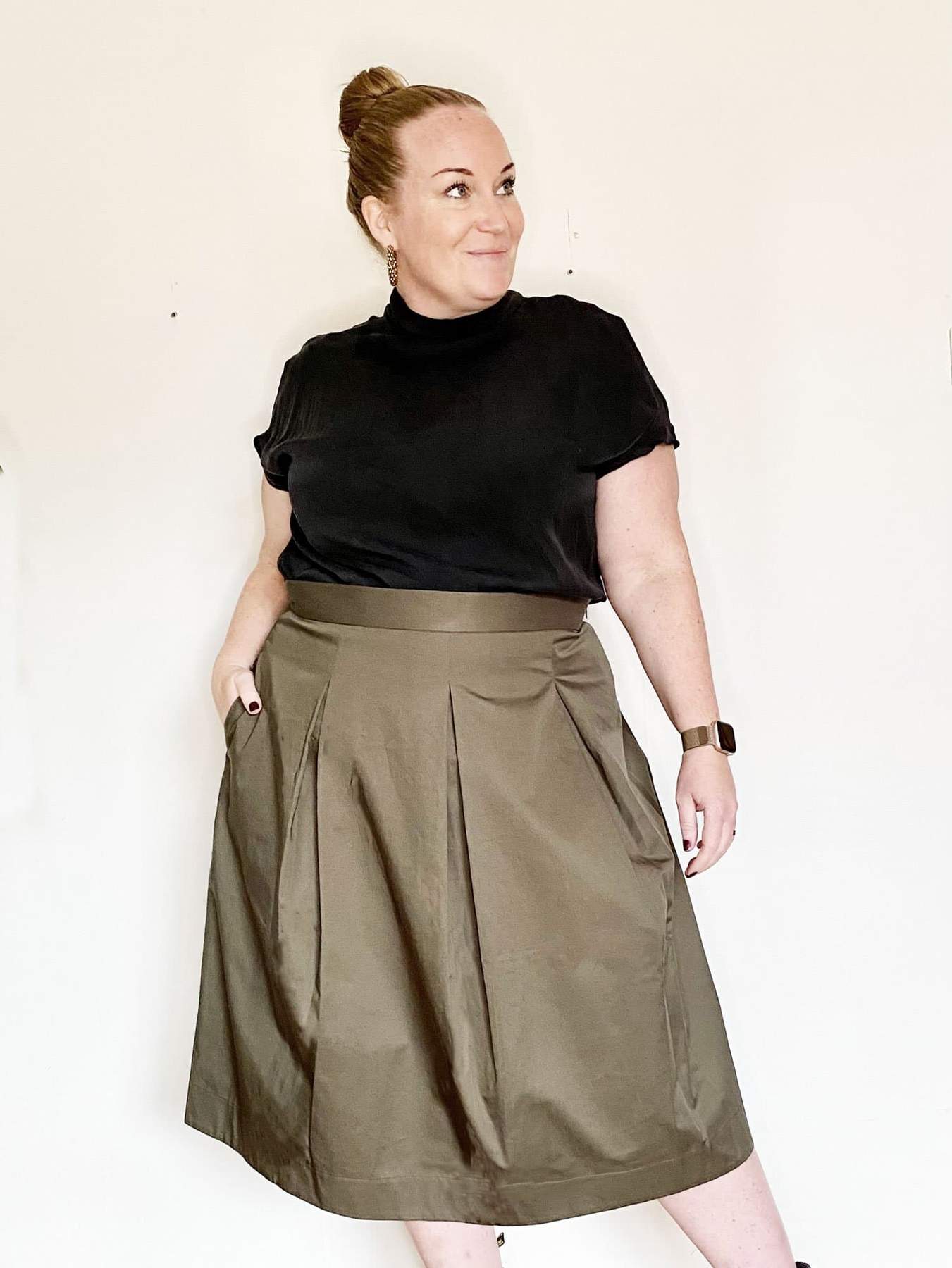 THREE PLEAT SKIRT XL - Assembly Line Patterns