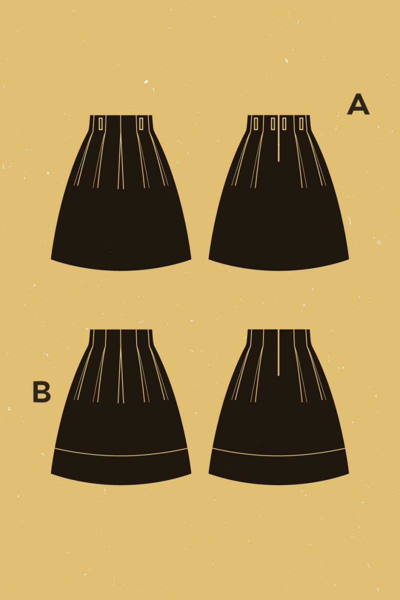 CHARDON SKIRT - Deer and Doe