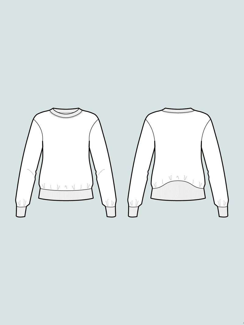 HIGH CUFF SWEATER  - Assembly Line Patterns
