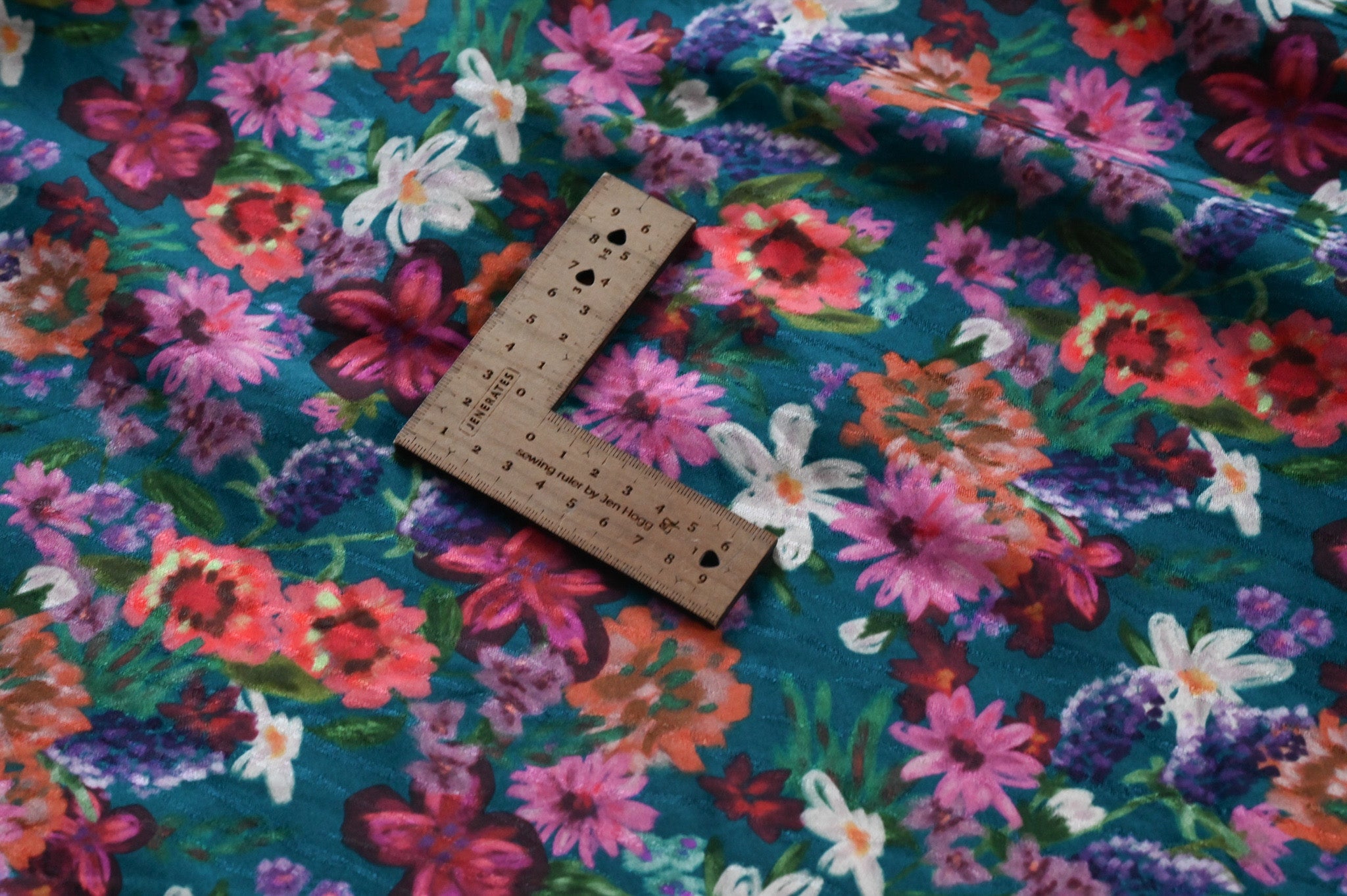 REMNANT - Sleeping Among Beautiful Flowers - Viscose Jacquard (1.40mts at £22)