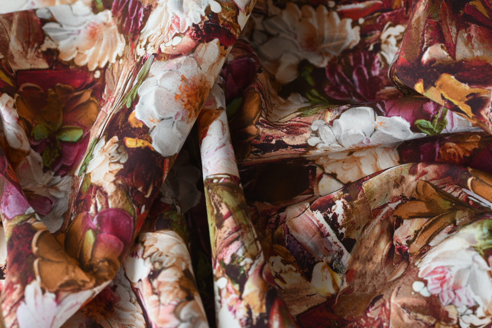 Oil Paintings Make Me Happy - Silk - Selvedge and Bolts