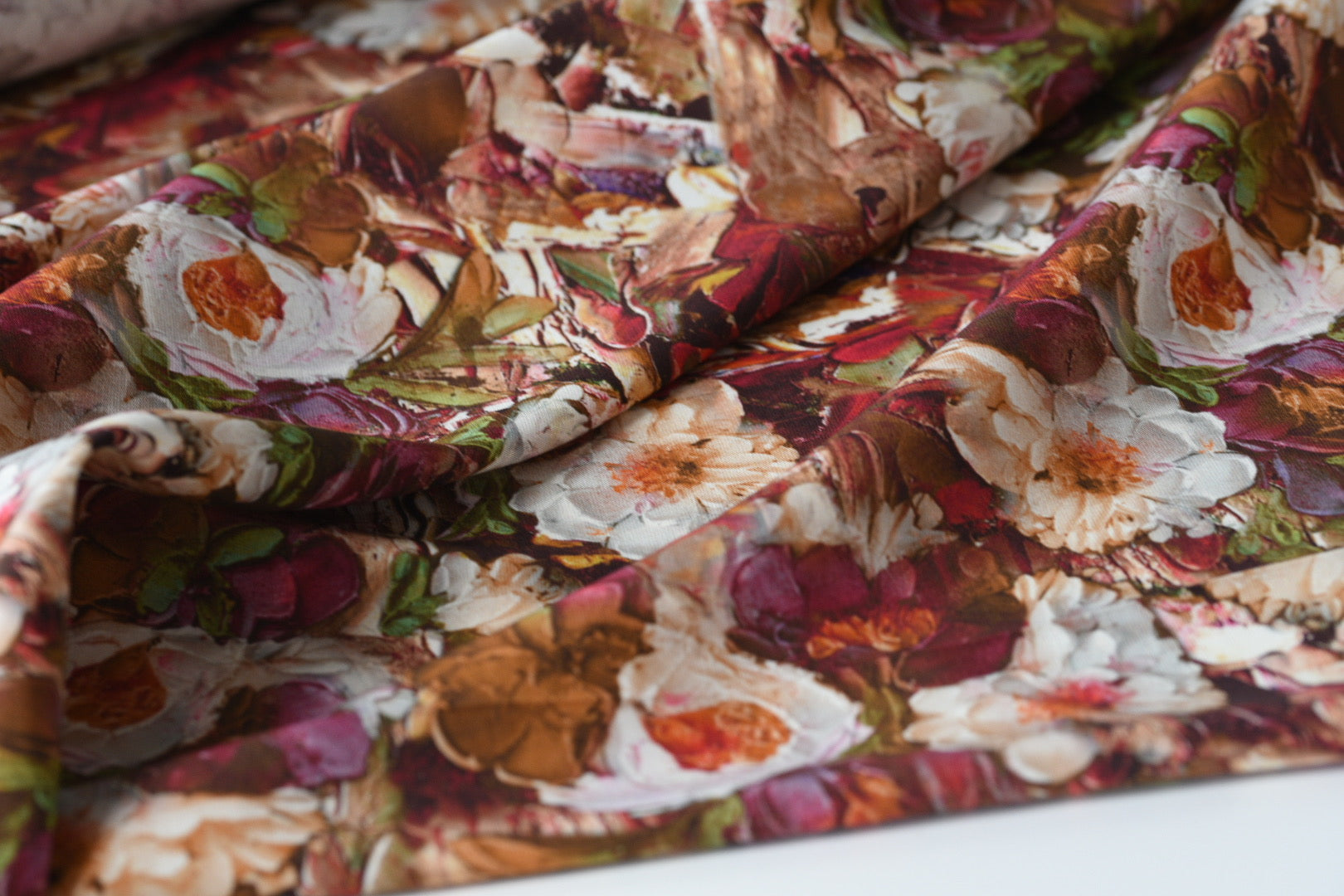 Oil Paintings Make Me Happy - Silk - Selvedge and Bolts