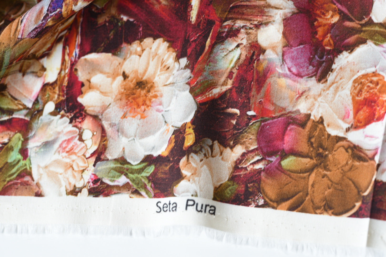 Oil Paintings Make Me Happy - Silk - Selvedge and Bolts