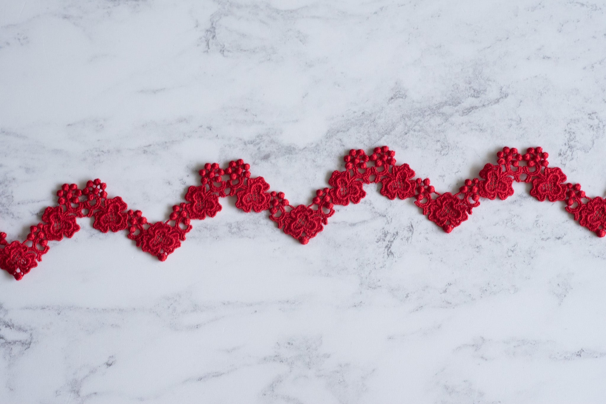 Wavy Confections (Red) - Viscose